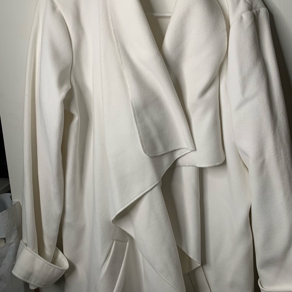 Worn Once Missguided Waterfall Felt coat - Picture 3 of 6